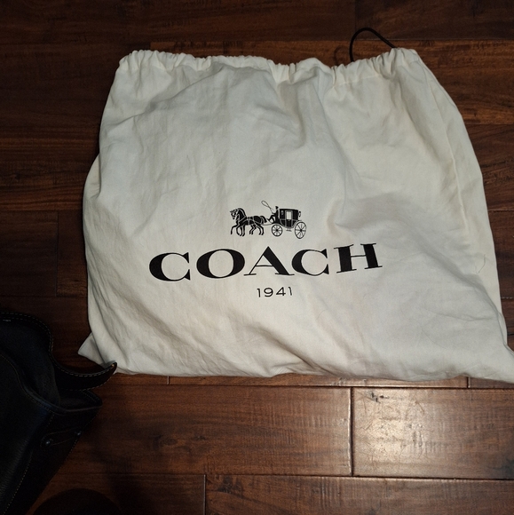 Coach Large Leather Travel Bag - Picture 2 of 12
